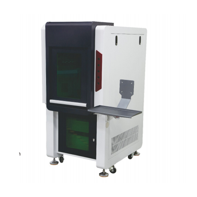 Hispeed beiliegende UV-Laser-Maschinenmarkiermaschine für medizinische Produkte